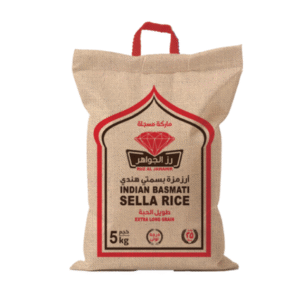 Ruz Al Jawahir Indian Basmati Sella Rice 5Kg